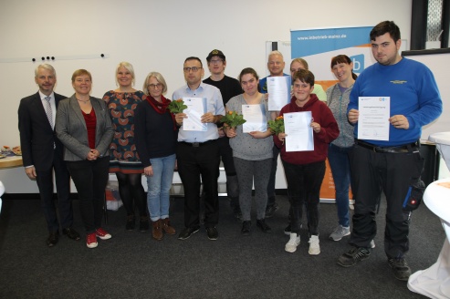 Feierliche Zertifikatsübergabe der in.betrieb
© in.betrieb Feierliche Zertifikatsübergabe der in.betrieb
© in.betrieb